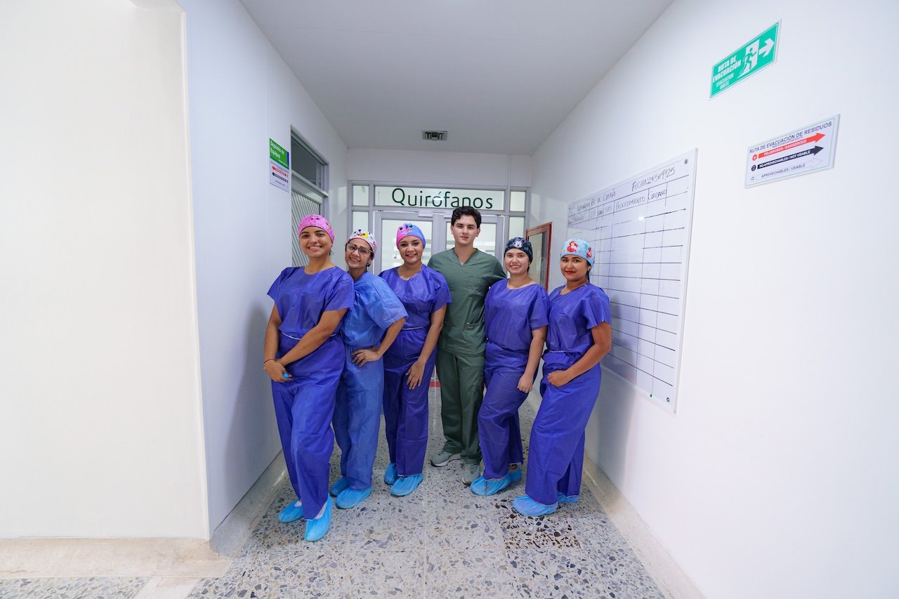 Equipo médico profesional